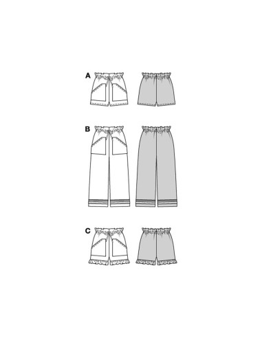 Pants pattern - Burda 5808