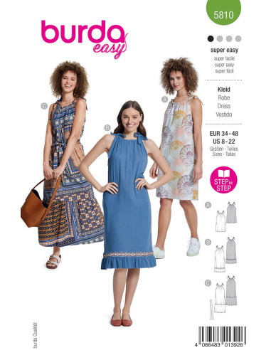 Dress pattern - Burda 5810