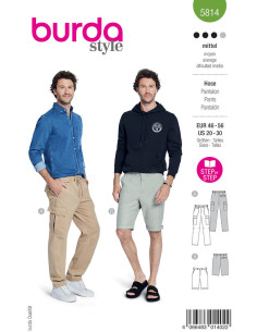 Pants pattern - Burda 5814