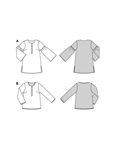 Blouse pattern - Burda 5822