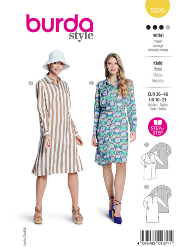 Dress pattern - Burda 5826