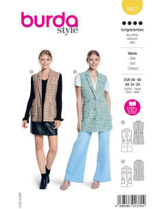 Jacket pattern - Burda 5827