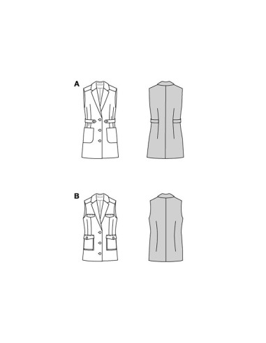 Jacket pattern - Burda 5827