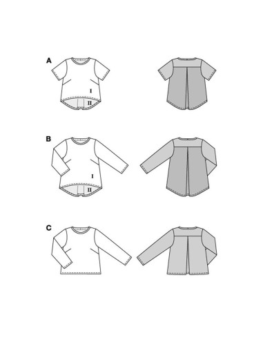 T-shirt Pattern - Burda 5831