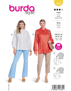 Blouse pattern - Burda 5839