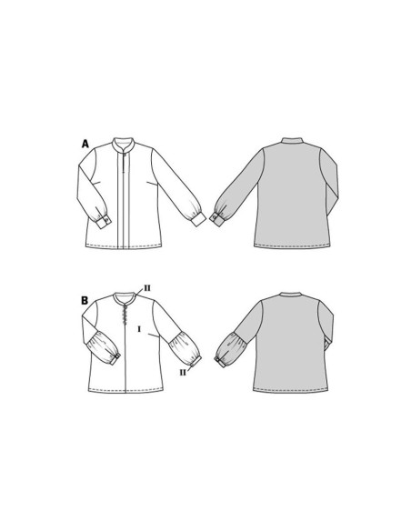 Blouse pattern - Burda 5839