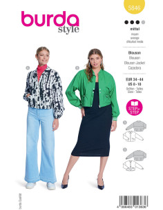 Jacket pattern - Burda 5846