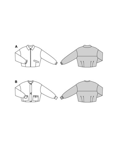 Jacket pattern - Burda 5846