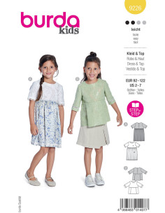 Dress and top pattern - Burda 9226