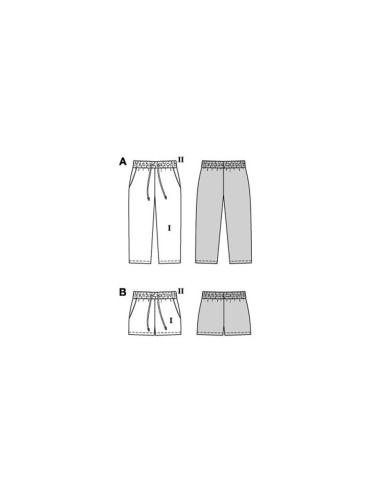 Pants pattern - Burda 9228