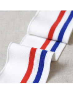 Ribbed cuffs and waistband - Tricolor