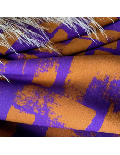 Viscose twill fabric Purple Rain - My Dress Made