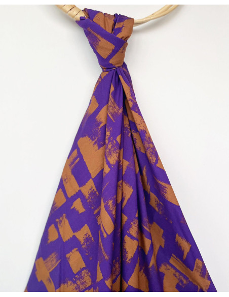 Viscose twill fabric Purple Rain - My Dress Made