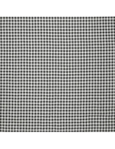 Plaid Seersucker Fabric - Black 2