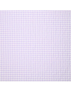 Plaid Seersucker Fabric - Purple 2