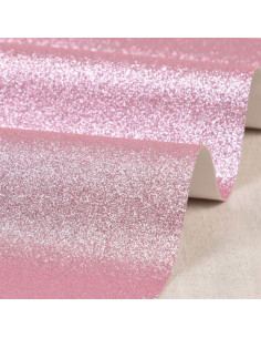 Glitter sheet 50 x 70 cm - Pink