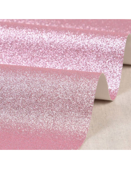 Glitter sheet 50 x 70 cm - Pink