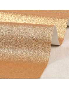 Dark Gold Glitter Sheet 50 x 70 cm