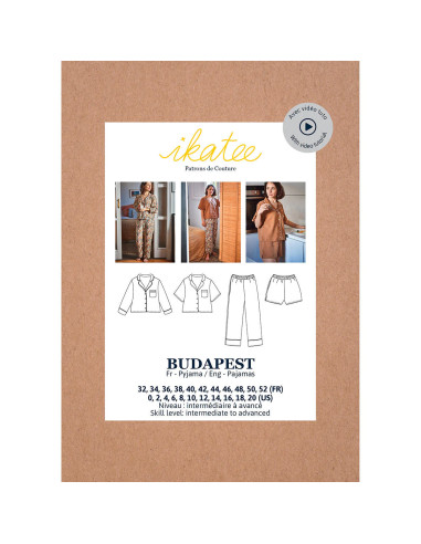 Women's Pajama Pattern Budapest - Ikatee