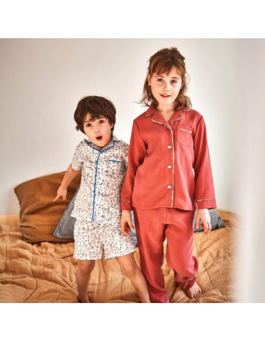 Budapest Kids Pajama Pattern - Ikatee