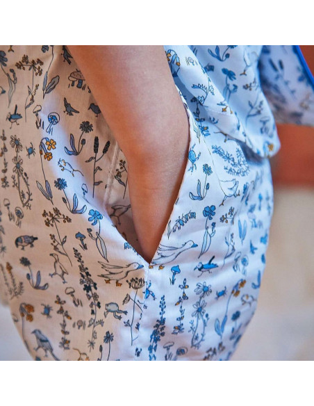 Budapest Kids Pajama Pattern - Ikatee