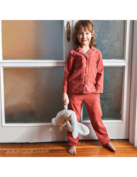 Budapest Kids Pajama Pattern - Ikatee