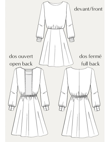 Primrose Dress Pattern - Maison Fauve