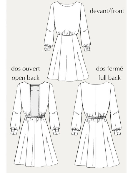 Primrose Dress Pattern - Maison Fauve