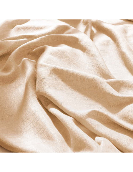 Flake Off White Cotton Viscose Fabric - Atelier Brunette
