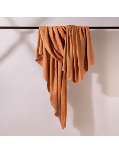 Flake Pecan Pie Viscose Cotton Fabric - Atelier Brunette