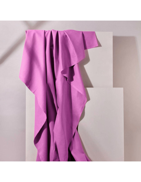 Bubble Gum Cotton Gabardine Fabric - Atelier Brunette
