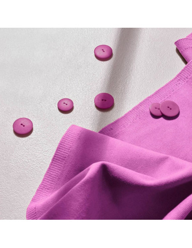 Bubble Gum Cotton Gabardine Fabric - Atelier Brunette