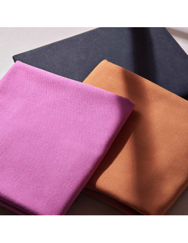 Bubble Gum Cotton Gabardine Fabric - Atelier Brunette