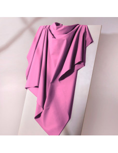 Light Bubble Gum Cotton Gabardine Fabric - Atelier Brunette