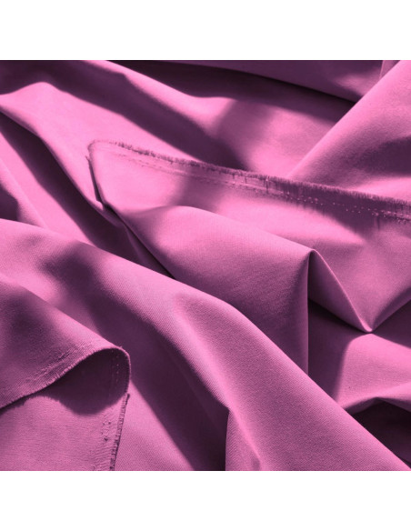 Light Bubble Gum Cotton Gabardine Fabric - Atelier Brunette