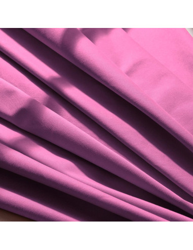 Light Bubble Gum Cotton Gabardine Fabric - Atelier Brunette