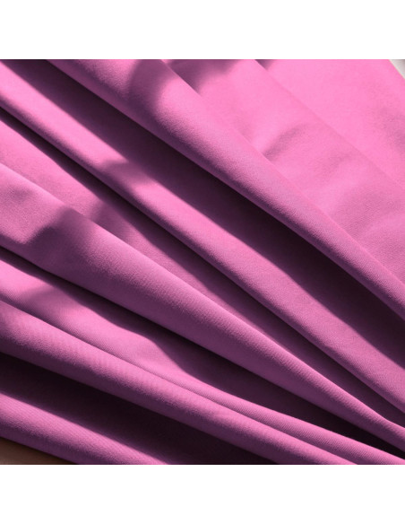Light Bubble Gum Cotton Gabardine Fabric - Atelier Brunette