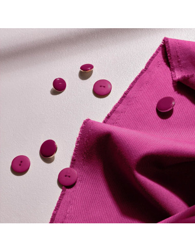 Light Dahlia cotton gabardine fabric - Atelier Brunette
