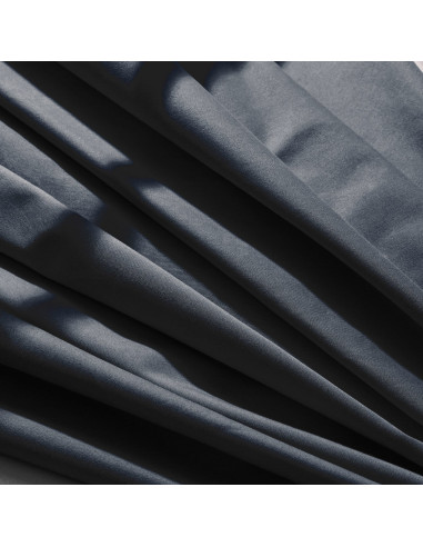 Light Deep Charcoal Cotton Gabardine Fabric - Atelier Brunette