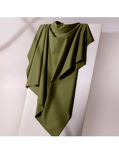 Light Ivy Green Cotton Gabardine Fabric - Atelier Brunette