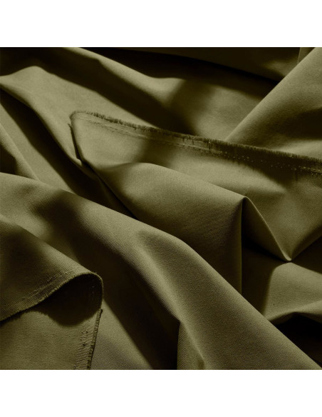 Light Ivy Green Cotton Gabardine Fabric - Atelier Brunette