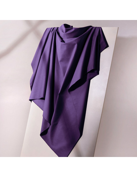 Light Majestic Purple cotton gabardine fabric - Atelier Brunette
