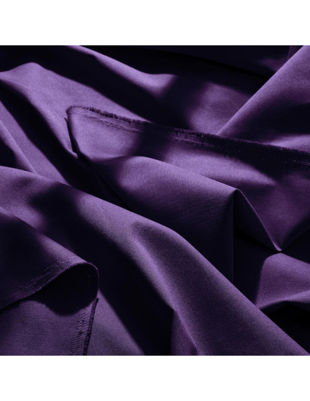 Light Majestic Purple cotton gabardine fabric - Atelier Brunette