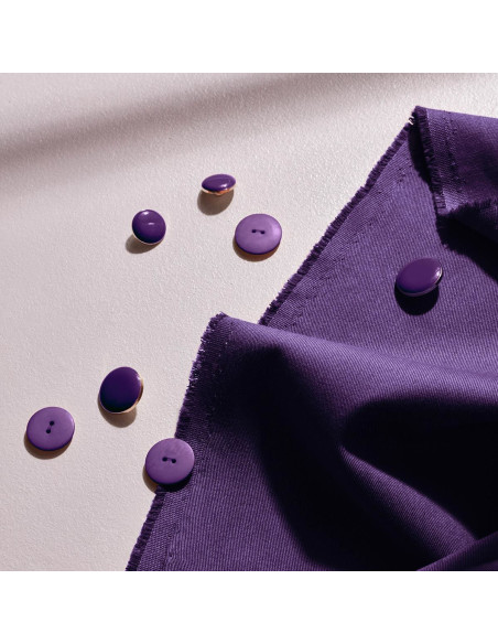 Light Majestic Purple cotton gabardine fabric - Atelier Brunette