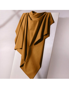 Light Ochre Cotton Gabardine Fabric - Atelier Brunette
