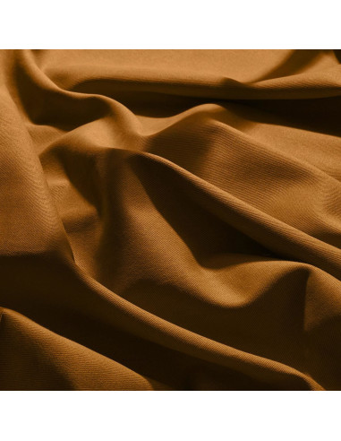 Light Ochre Cotton Gabardine Fabric - Atelier Brunette