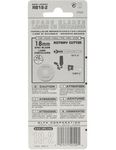 2 replacement blades for Olfa cutter - 18 mm 2