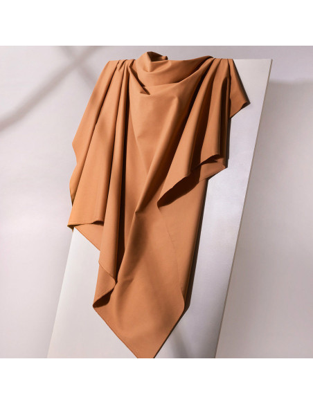 Light Pecan Pie cotton gabardine fabric - Atelier Brunette