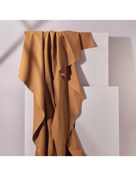 Pecan Pie cotton gabardine fabric - Atelier Brunette