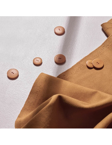 Pecan Pie cotton gabardine fabric - Atelier Brunette